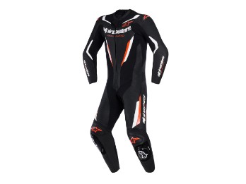 GP Force V2 Motorradlederkobi 1tlg. (Schwarz/Weiß/Rot)
