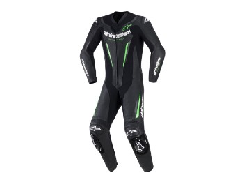 Gp Force V2 Motorradlederkombi 1tlg. (Schwarz/Grün)