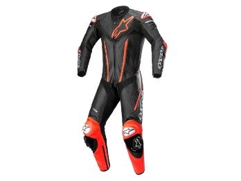 Fusion Lederkombi 1tlg. Herren (schwarz/fluorot)