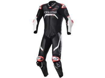 GP Tech V4 1tlg. Lederkombi Herren (schwarz/weiß)
