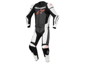 GP Force Lurv perf. 2tlg. Lederkombi (Schwarz/Weiß/Rot)