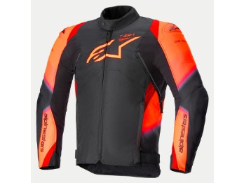 T-SP 1 V2 WP Textiljacke (Schwarz/Fluorot)