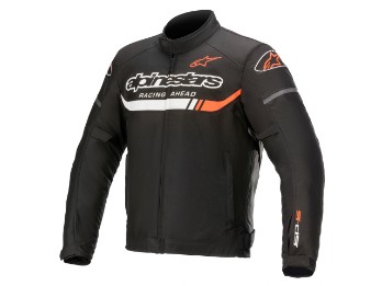 T-SP S Ignition Waterproof Motorradjacke Herren (schwarz/weiß/rot)