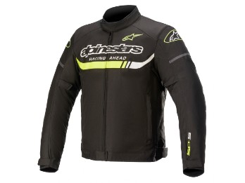 T-SP S Ignition Waterproof Motorradjacke Herren (schwarz/neongelb)