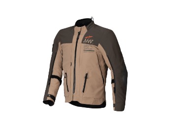 AMT-8 Stretch Drystar XF Motorradjacke (Braun/Dunkelbraun)