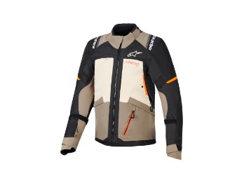 Andes V4 Drystar Motorradjacke (Braun/Beige/Schwarz)