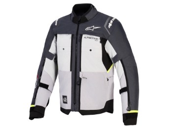 Cusco Drystar wasserdichte Motorradjacke Herren (grau / dunkelgrau)