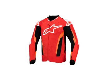 T-GP Air Motorradjacke (Rot/Schwarz/Weiß)