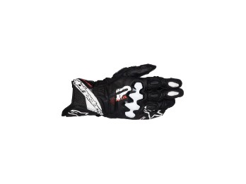 GP Plus R V3 Motorradhandschuhe (Schwarz/Weiß)