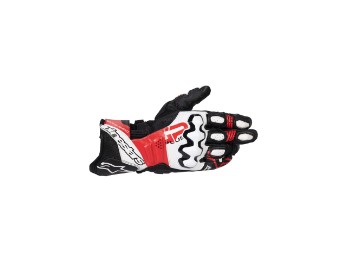 GP Plus R V3 Motorradhandschuhe (Schwarz/Rot/Weiß)