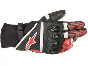 GPX V2 Handschuhe ( Schwarz/Weiß/Rot )