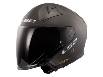 OF603 Infinity II Motorradhelm (Schwarzmatt/Carbon)