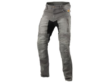 Parado Doublelayer AAA Motorradjeans Slim (Hellgrau)