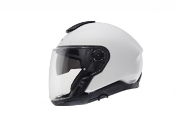 J2 ECE Glossy White Motorradhelm (Weiß)