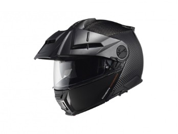 E2 ECE Carbon Glossy Motorradhelm (Schwarz/Carbon)