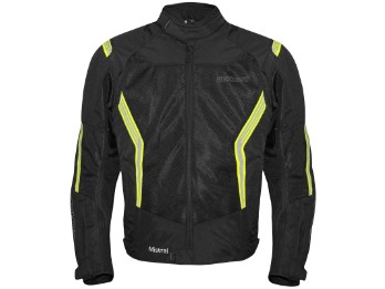 Mistral Motorrad Textiljacke Mesh-Blouson (schwarz/gelb)