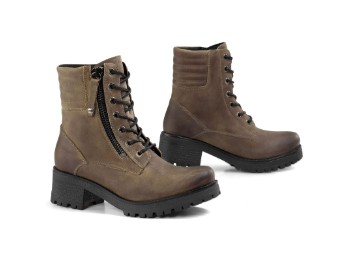 Misty Motorradstiefel Damen (grün/braun)