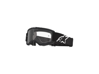 Vision OTG Motorradbrille (Schwarz/Grau/Transparent)