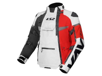 X-Master Motorradjacke (Schwarz/Grau/Rot)