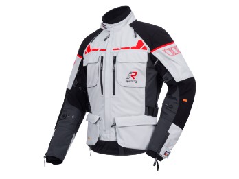 Ecuado-R GTX Motorradjacke (Grau/Schwarz/Rot)