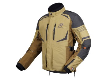 Ventu-R GTX Motorradjacke (Beige/Braun/Schwarz)