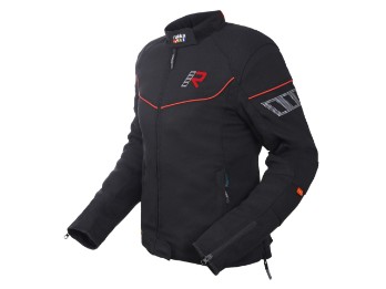 Airgobina 2.0 Motorradjacke Damen (Schwarz/Rot)