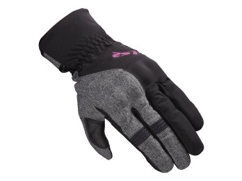 Urbs II Motorradhandschuhe Damen (Schwarz/Grau/Lila)