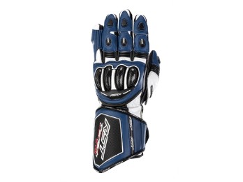 TracTech Evo 4 Motorradhandschuhe (Blau/Weiß/Schwarz)