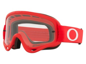 O-Frame Motorrad Schutzbrille Transparent (rot)