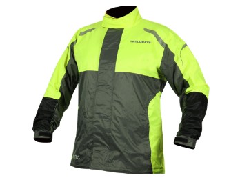 Raintec Motorrad Regenjacke Herren (grau/neongelb)