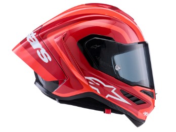 Supertech R10 Arius Carbon Integralhelm (black white double red glossy)