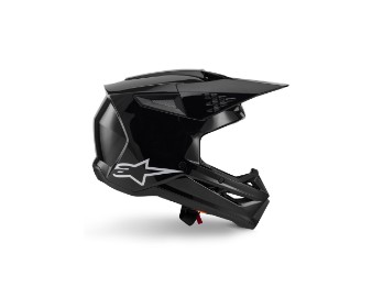 S-M3 Solid Crosshelm (Schwarz)