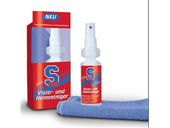 Visier und Helmreiniger inkl. Mikrofasertuch