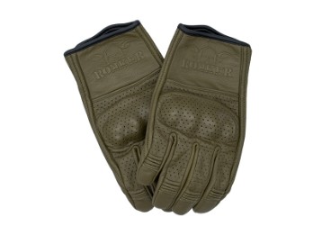 Tucson perforierte Motorradhandschuhe Herren (olive)