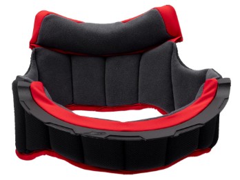 Kopfpolster für Supertech R10 (schwarz / rot)