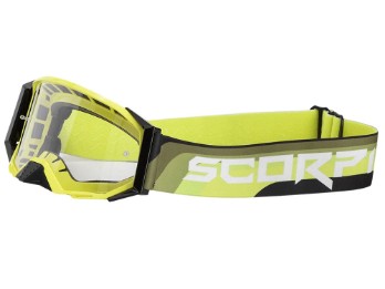 Goggle E24 Motorradbrille (neongelb/schwarz)