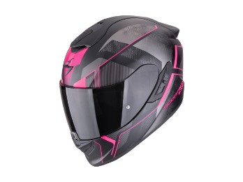 EXO-1400 EVO II Air Intensio Motorradhelm (Schwarzmatt/Pink)