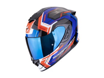 EXO-1400 EVO II Air Linart Motorradhelm (Schwarz/Blau/Rot)