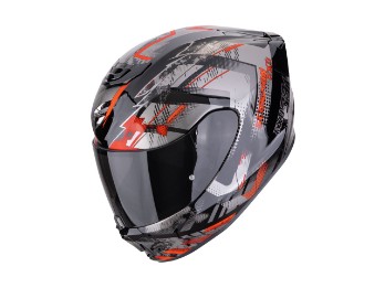 EXO-391 Clutter Motorradhelm (Schwarz/Rot)