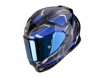 EXO-491 Zumo Motorradhelm (Schwarz/Blau/Weiß)