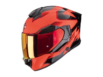 EXO-530 Air Clip Motorradhelm (Rot/Schwarz)