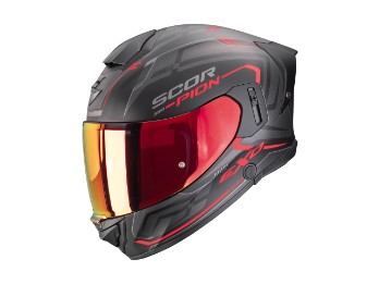 EXO-530 Air Slope Motorradhelm (Schwarzmatt/Rot)