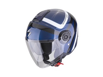 EXO-CITY II Riva Motorradhelm (Blau/Schwarz)