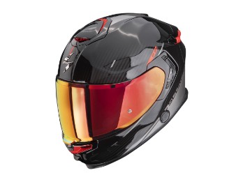 EXO-GT SP Air Asphalt Motorradhelm (Schwarz/Silber)
