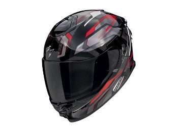 EXO-GT SP Air Augusta Motorradhelm (Schwarz/Grau/Rot)