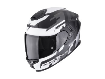 EXO-GT SP Air Tornado Motorradhelm (Schwarzmatt/Silber)