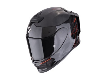 EXO-R1 EVO Carbon Air Cynergy Motorradhelm (Schwarz/Rot/Carbon)