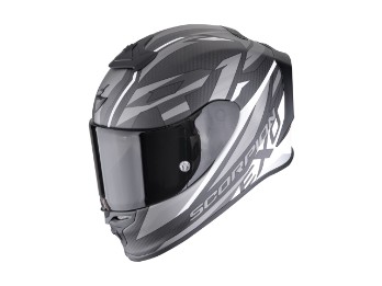 EXO-R1 EVO Carbon Air Runner Motorradhelm (Schwarzmatt/Weiß)