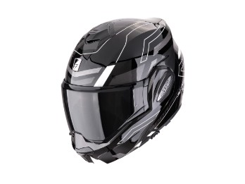 EXO-TECH EVO Conquer Helm (Schwarz/Weiß)
