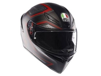 K1 S SLING Integralhelm (Schwarz/Anthrazit/Rot)